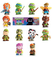 Kidrobot X Teenage Mutant Ninja Turtles Shell Shock Blind Box Minis Medium Sized Shredder Triceraton Figures Revealed Turtle Shell Teenage Mutant Ninja Turtles Kidrobot
