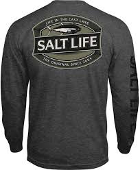 Salt Life Life in the Cast Lane Long Sleeve Pocket Tee
