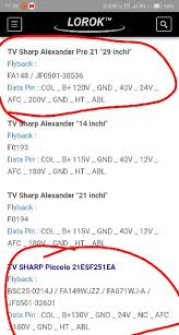 Cara mencari persamaan flyback televisi dengan menggunakan avometer,dengan cara mengukur ciri ciri flyback mati,tv polytron 21 inch. Flyback Tv Sharp Slim Piccolo 21inc Bsc25 0214j Or Rtrnfa149wjzz Or Fa149wjzz Ori Shopee Philippines