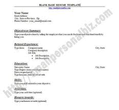 Free blank resume templates for microsoft word. Free Resume Templates For Students With No Expe