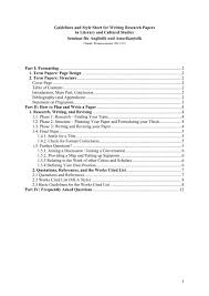 This type of essay like all others could be formated in mla, chicago/turabian, apa, ama. 1 Guidelines And Style Sheet For Writing Research Papers In Literary