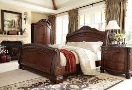 North Shore Nightstand B553 193 Dark Brown Traditional Master Bed Case In 2021 North Shore Bedroom Set Sleigh Bedroom Set Ashley Furniture Bedroom