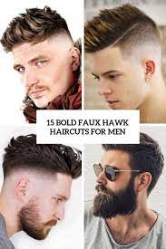 The faux hawk isn't a hard style to achieve, but it may not work with all face shapes. 15 Bold Faux Hawk Haircuts For Men Styleoholic