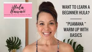 LEARN A BEGINNER HULA ABOUT MAUI💕: "PUAMANA" WARM-UP WITH BASIC HULA STEPS