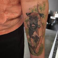 Black And White Boxer Dog Tattoo Ideas 50 Cute Dog Tattoo Ideas For Men Who Loves Dogs Gravetics Dog Tattoos Boxer Dog Tattoo Dog Tattoo