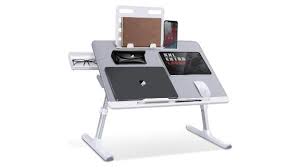 Royaloak navy wooden study table with chair. Best Lap Desks For Working From Home Cnn