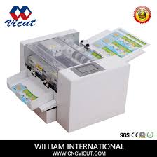 Printing on card stock is preferable but the printed paper can always be glued to other material to make the tent. China High Productivity Name Card Making Machine Model Bc330 China Card Cutter A3 Card Cutter
