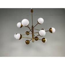Find furniture & decor you love at hayneedle, where you can buy online while you explore our room designs and curated looks for tips, ideas & inspiration to help you along the way. Stilnovo Mid Century Brass Globe Chandelier Chairish