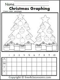 Christmas Graph Worksheet Christmas Kindergarten December Kindergarten Christmas Math