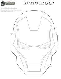 Make a coloring book with mask iron man for one click. Printable Halloween Masks Coloring Mask Iron Man Mask Printable Coloring Masks