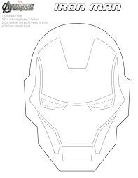 Iron man helmet coloring pages. Printable Halloween Masks Iron Man Iron Man Face Printable Halloween Masks