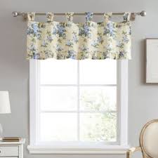 Product title white solid opaque ribcord kitchen curtains choice o. Cassidy Tab Top Valance Bed Bath Beyond