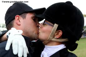 Siegerkuss Daniel und Anke Aigner-Bolten.