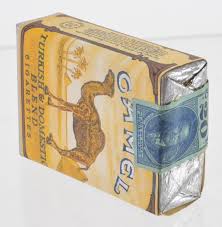 Camel cigarettes were blended in a way that made them easier to smoke, in comparison to you are here : Sold Price 1917 Camel Cigarettes Unopened Pack September 5 0117 1 00 Pm Edt