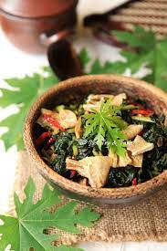 Resep Tumis Daun Pepaya Dengan Ikan Asin Resep Masakan Indonesia Makanan Sehari Hari Resep Tumis