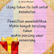Ucapan Ulangtahun Quote Humor Lucu Kesehatan Ulang Tahun