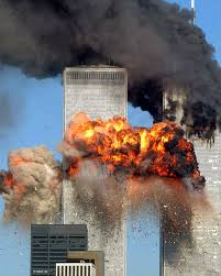 Image result for 9/11 towers going down