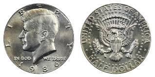 1986 P Kennedy Half Dollar Coin Value Prices Photos Info