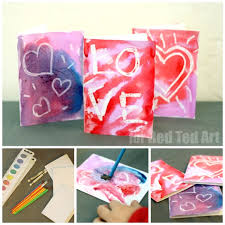The company began as our sole designer, bonnie krebs, created and sold educational stamps at craft fairs around the northwest. Crayon Resist Card Making For Kids Red Ted Art Make Crafting With Kids Easy Fun