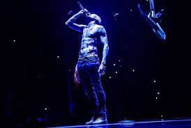 Image result for stage performance of chris brown