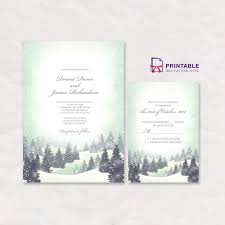 Winter Wonderland Wedding Invitation And Rsvp Templates Printab Winter Wonderland Wedding Winter Wonderland Wedding Invitations Winter Wonderland Invitations