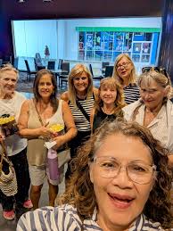 We had a nice turnout at our Happy Hour today.