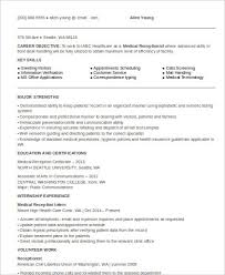 sample entry level medical resume