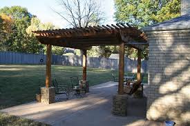 I am planning on using 6 x 6 x 12' posts set in concrete. Arbor Pergola Beam Chart Of Weight Can Carry