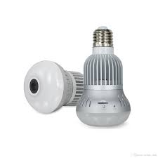 Wifi Ip Camera 360 Hd Light Bulb Spy Camera Ir Night Vision Motion Detection Home Security Surveillance Camera