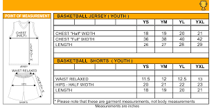 Size Charts Undisputeduniforms