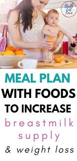 Pin On Breastfeeding Meal Plan