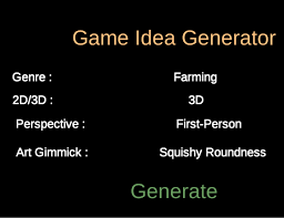 Each new round becomes more difficult than the last round. Random Game Idea Generator By Ruby Interactive Games