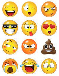 12 Large Emoji Faces Wall Graphic Decal Sticker 6052 In 2021 Emoji Faces Large Emoji Emoji Wall Decals