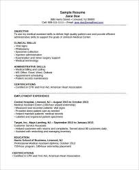 Resume Examples For Medical Assistant Comfortable Sample Medical Assistant Resume 7 E Medical Assistant Resume Medical Assistant Job Description Medical Resume