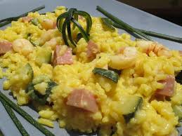 Risotto De Calabacin Y Gambas Ana Sevilla Calabacin Thermomix Recetas Con Arroz Risotto