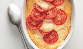 Ofenpolenta Mit Raclettekase Und Tomaten Rezept Swissmilk Rezept Rezepte Raclette Kase Polenta