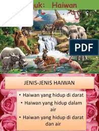 1) di atas tanah 2) di atas pokok 3) di dalam lubang contoh. Haiwan Pdf