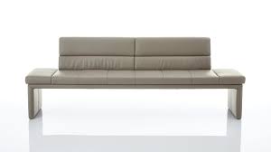 Interliving Esszimmer Serie 5601 Solobank Lichtgraues Longlife Leder Bronco 85 Länge Ca 247 Cm