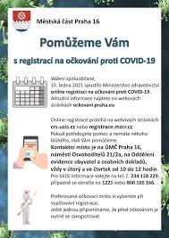 Nebo jménem a heslem, které máte nastavené na očkovacím kalendáři. Informacni Server Mestske Casti Praha 16 Koronavirus Pomoc S Registraci Na Ockovani Proti Covid 19