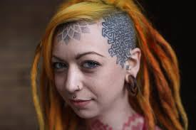 Image result for forehead tattoo