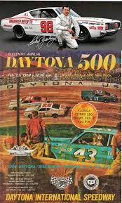 The caution came out with 4 laps to go and i was the only one a lap down and i there is no lucky dog with less then 10laps to go in real nascar, so that's why u didn't get a lucky dog w/ 4togo. Leeroy Yarbrough Pictured Drove His Ford Torino To Victory At The 23 February 1969 Daytona 500 When Vintage Racing Poster Auto Racing Posters Racing Posters