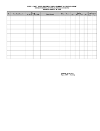 Laporan tentang partisipasi siswa dalam kegiatan lomba. Buku Catatan Prestasi Siswa