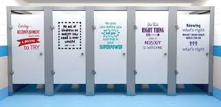 Kindness Project Quotes School Bathroom Decals Unisex 5 Quote Decals