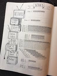 Tv Show Tracker Bullet Journal Ideas Pages Planner Bullet Journal Bullet Journal Inspiration
