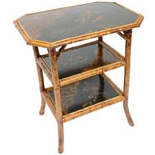 English Bamboo And Lacquer Side Table Bamboo Furniture Antique Bamboo Modern Side Table