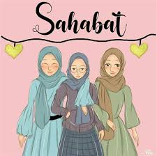 Gambar animasi muslimah pakai headset. Gambar Animasi Kartun Muslimah