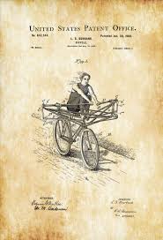 Rowing Bicycle Patent Vintage Bicycle Bicycle Blueprint Etsy Patent Art Prints Bicycle Art Patent Art