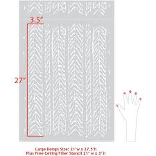 Fill a paint tray with the texture material or texture paint. Modern Fibers Wall Stencils Woven Texture Designs For Painting Walls Royal Design Studio Stencils