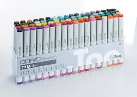 Copic Sketch 72 A Colors Copic Marker Set Artist Markers Copic Pens