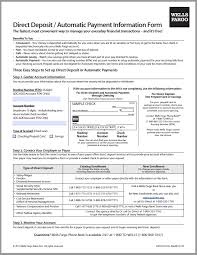 • wells fargo today quarterly fact sheet (pdf). Free Fillable Wells Fargo Direct Deposit Form For Work Templateral